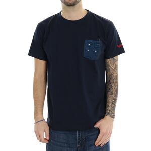 T-SHIRT TASCHINO BLU